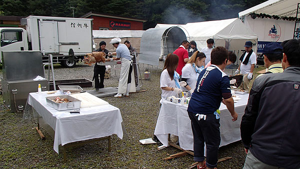 白馬豚の丸焼き